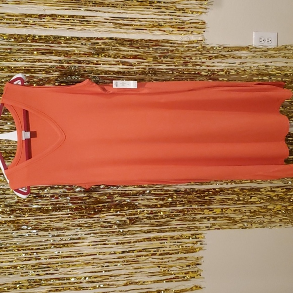 Zenergy Rib Trim Midi Dress by Chico's, Size 16/18